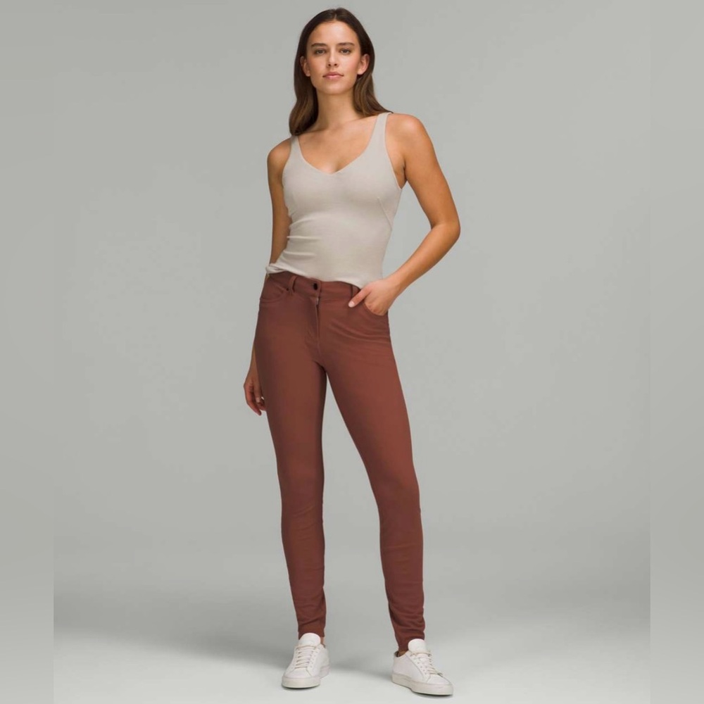 Lululemon City Sleek Slim-Fit 5 Pocket High Rise Pant Size 28